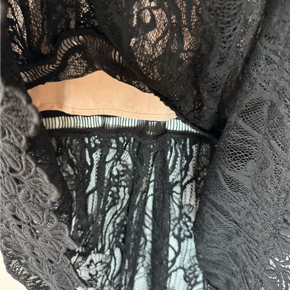 BB Dakota Novelty Black Lace Midi Dress - Picture 12 of 15